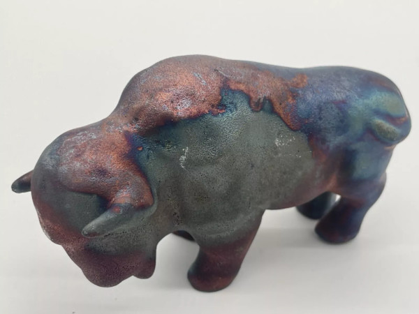Ceramic Standing Bison