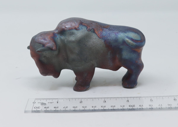 Ceramic Standing Bison
