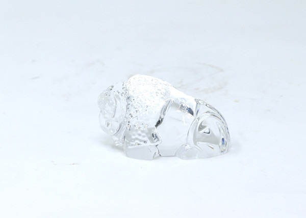 Stueben Glass Bison Hand Cooler by Taf Lebel Schaefer