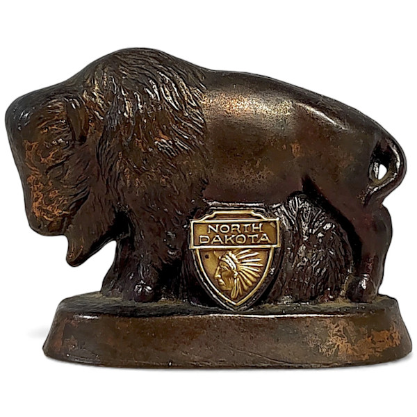 North Dakota Souvenir Bison Figurine