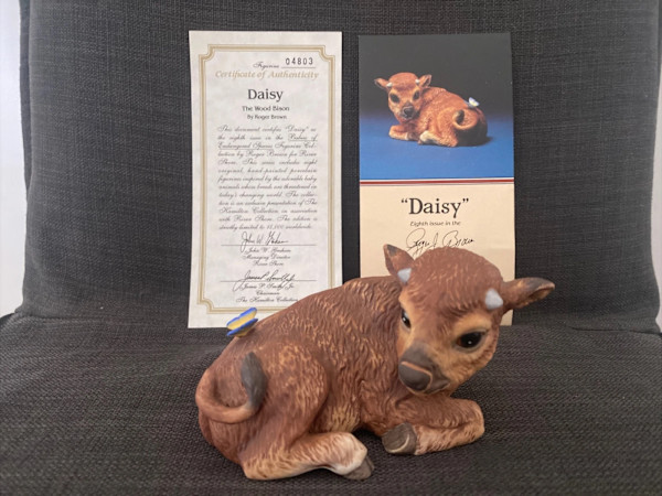 "Daisy" - Roger Brown's Babies of Endangered Species Figurine Collection - River Shore Ltd. / Hamilton Collection by Roger Brown