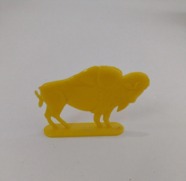 Cracker Jack Prize Miniature Plastic Bison