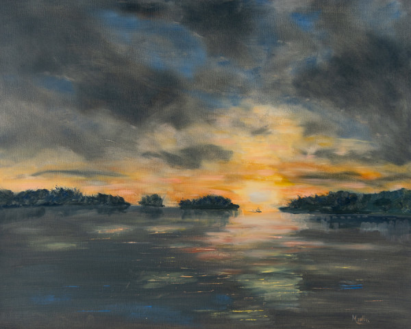 Chesapeake Sunset by Frank Martin