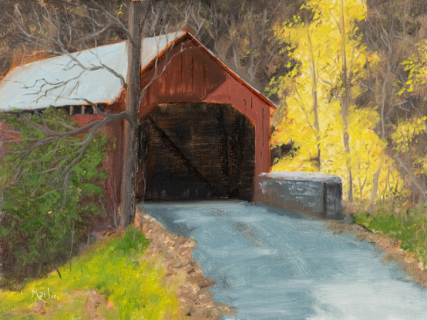 Covered Bridge Buffalo by Frank Martin