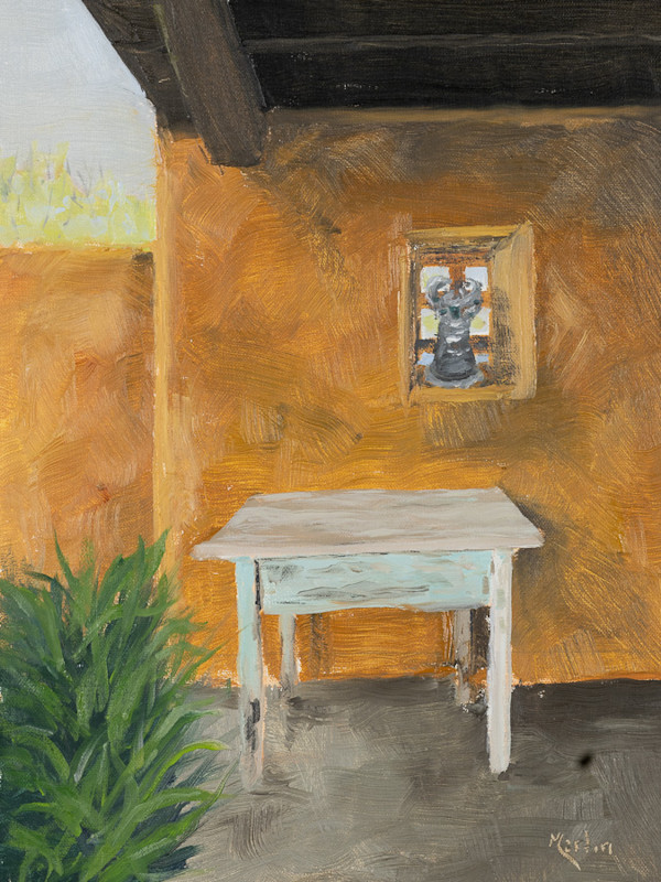 Hacienda Courtyard by Frank Martin