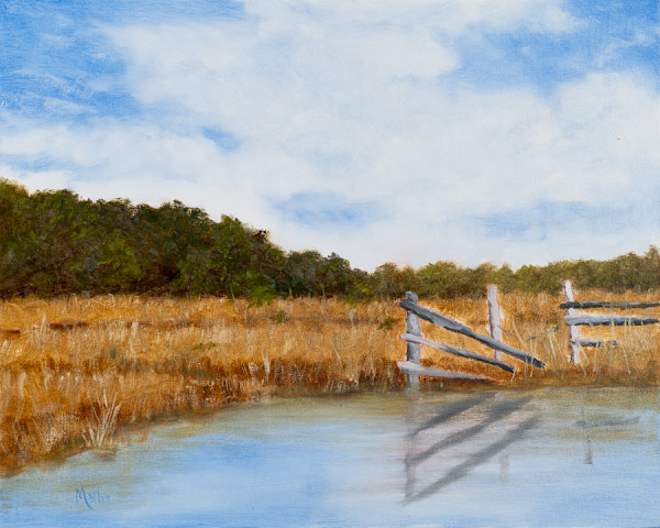 Tilghman Island Pond by Frank Martin, Image 1.