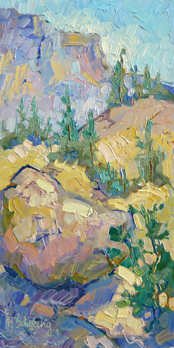 Behind Half Dome by Barbara Schilling