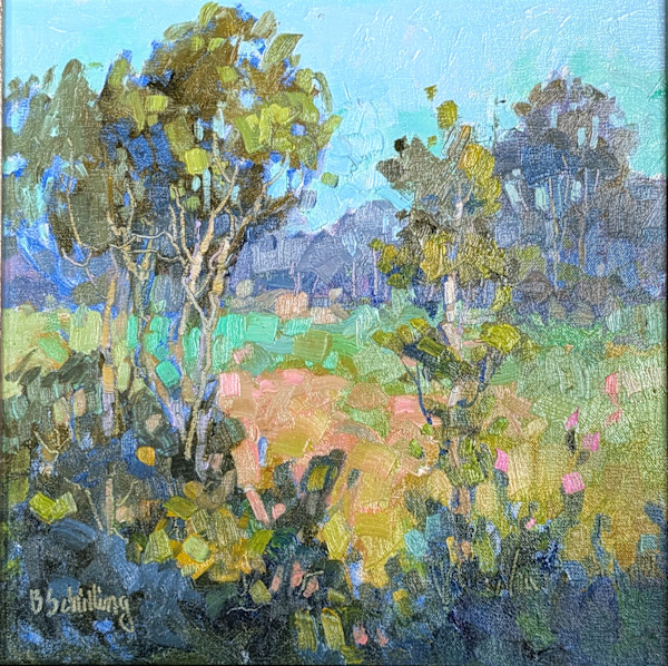 Cluster of Birch Trees by Barbara Schilling