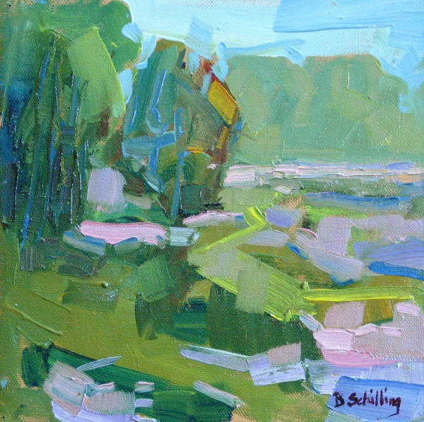 Lupine Fields II by Barbara Schilling