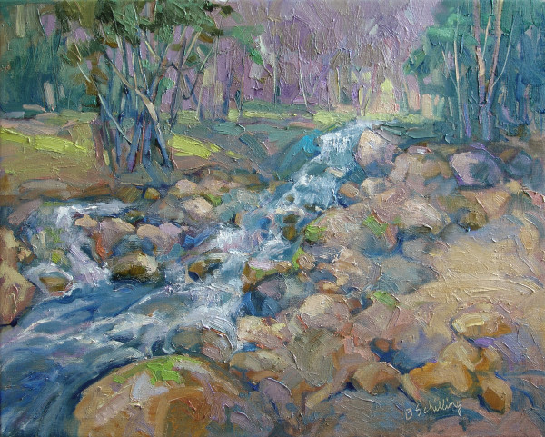 Multnomah Creek by Barbara Schilling
