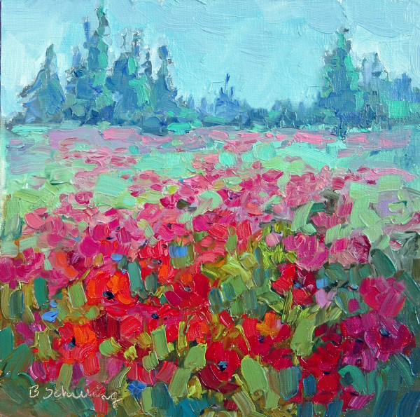 Poppy Field by Barbara Schilling