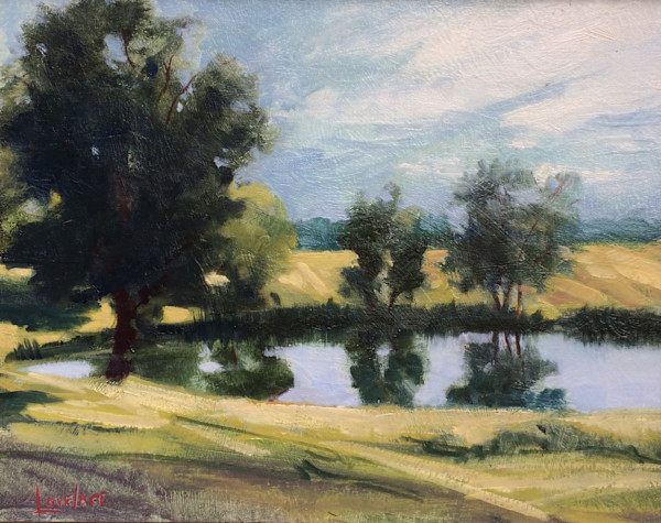 Pond Reflections by Deborah Lovelace Richardson