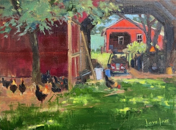 Chicken Coop by Deborah Lovelace Richardson