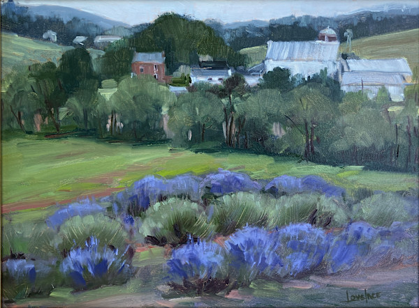 Springfield Manor Lavender Field by Deborah Lovelace Richardson