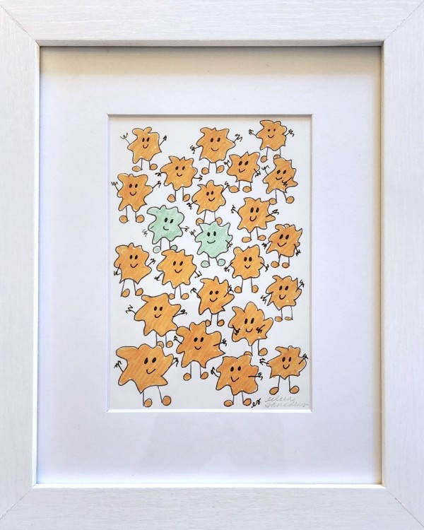 Emotional Support on a Crowdy Day by Eileen Saunders