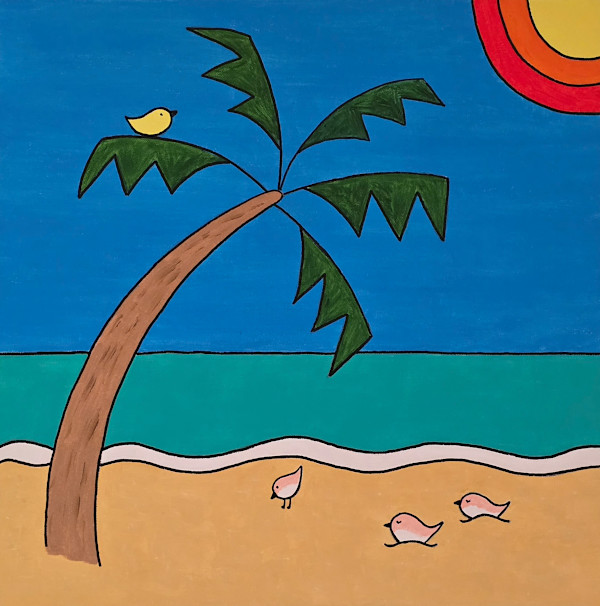 Peaceful Beach I by Eileen Saunders