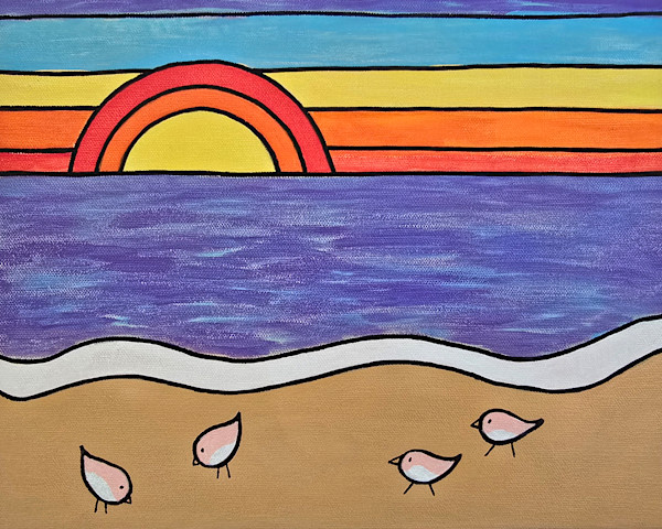 Pop Sunset by Eileen Saunders