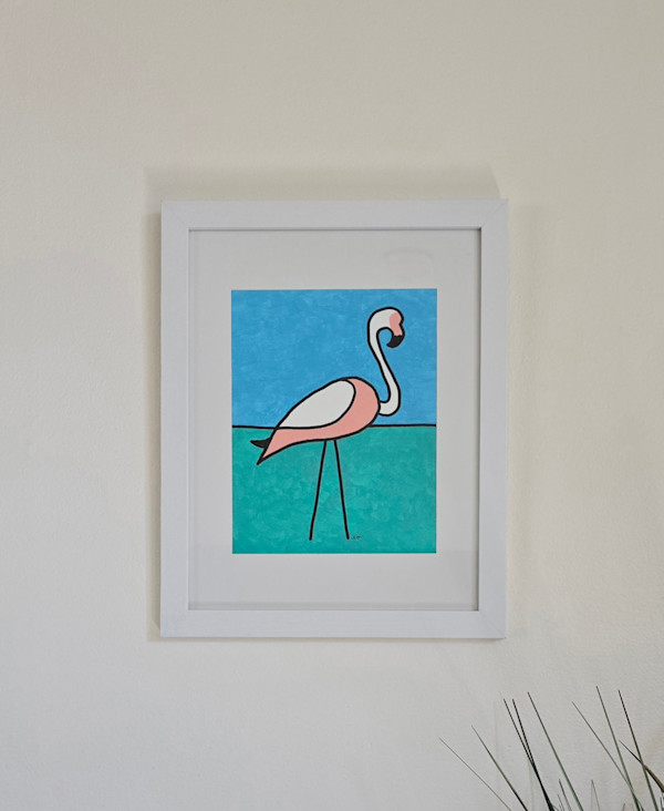 Lady Flamingo by Eileen Saunders