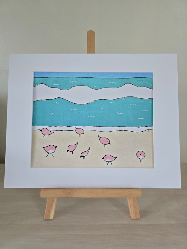 Plover Fun, Limited Edition Prints by Eileen Saunders