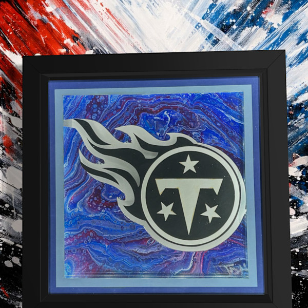 Tennessee Titans - Game Day Collection - Titan FlameB.O.X. | TT-01 1/1 by JD Hecht | Creatively Cutz Studio