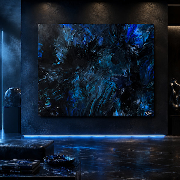 Alchemy of Shadows | 16 x 20 x 1 in | Abstract Painting by JD Hecht | Creatively Cutz Studio, Image 1.