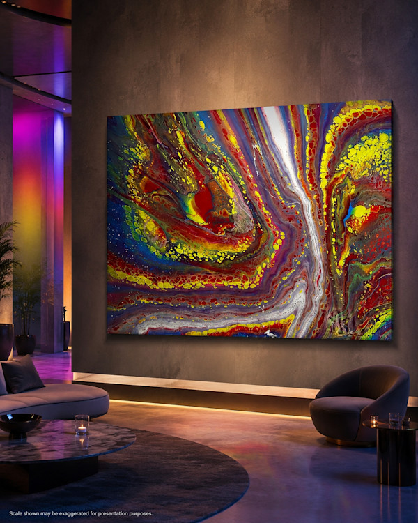 When Pride Refuses to Whisper | 22 x 28 x 1 in | Abstract Painting by JD Hecht | Creatively Cutz Studio, Image 1.