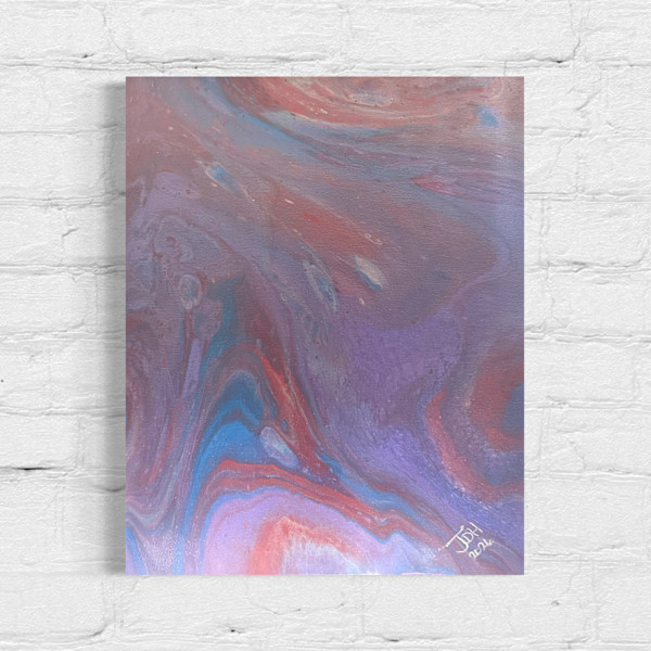 Held in the Haze | 20 x 16 x 1 in | Abstract Painting by JD Hecht | Creatively Cutz Studio, Image 1.
