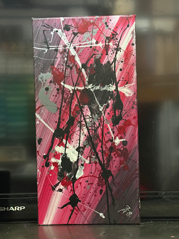It Didn't Stay Sweet  |  24 x 12 in  |  Abstract Painting by JD Hecht | Creatively Cutz Studio, Image 1.