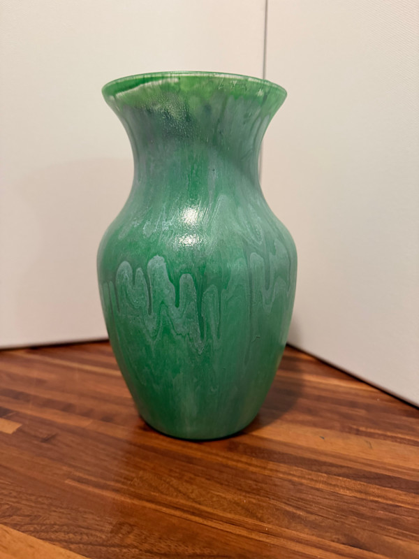 Green Marble Vase by JD Hecht
