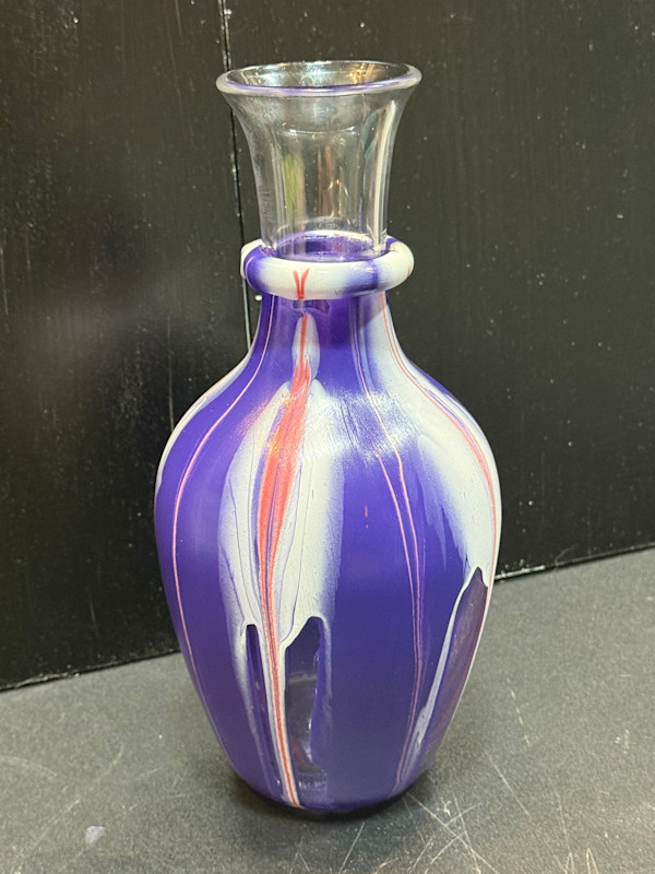 LuminVein | 10 x 5 in | Decorative Vase by JD Hecht | Creatively Cutz Studio, Image 1.