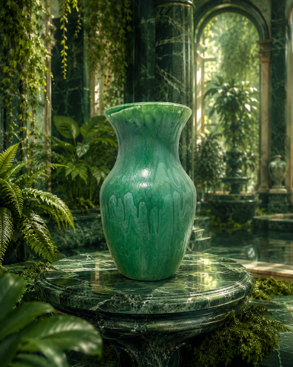 Green Marble Vase by JD Hecht | Creatively Cutz Studio