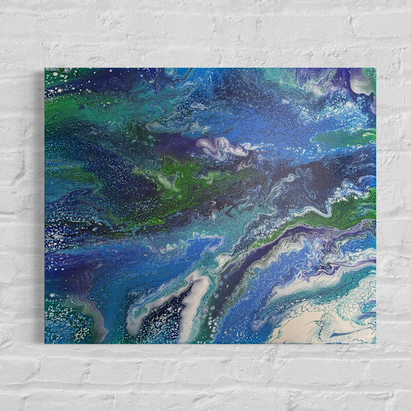 Mystic Rhapsody in Blue and Green by JD Hecht
