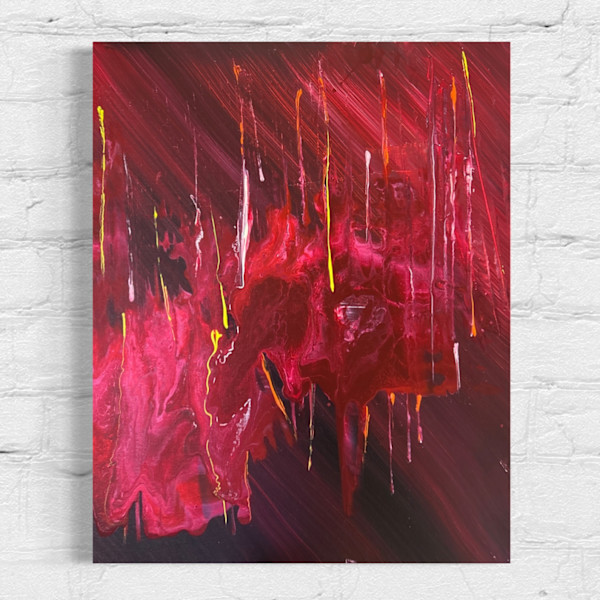 Corrupt Transmission | 20 x 16 x 1 in | Abstract Painting by JD Hecht | Creatively Cutz Studio