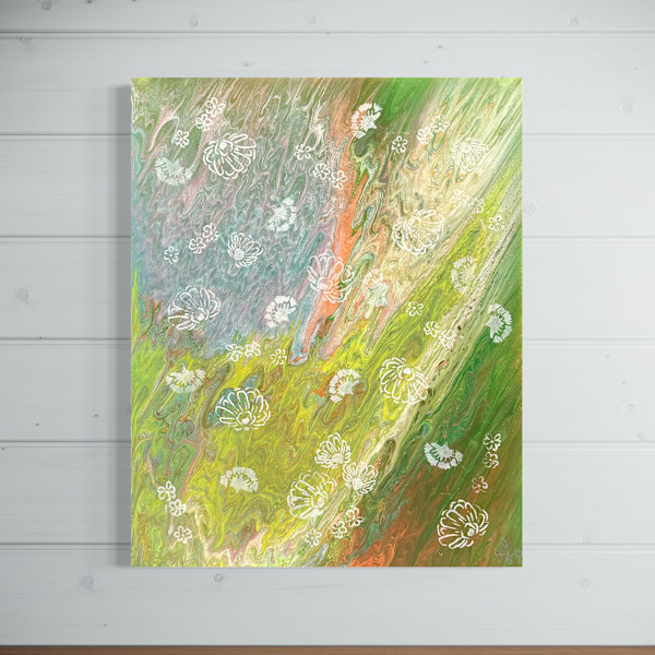 Petals in the Breeze | 20 x 16 x 1 in | Abstract Painting by JD Hecht | Creatively Cutz Studio, Image 1.