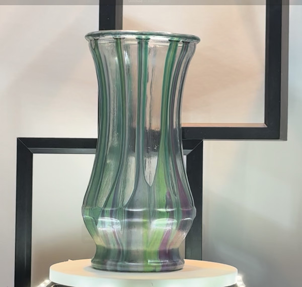 LumeVera  |  9 x 5 in  |  Decorative Vase by JD Hecht | Creatively Cutz Studio, Image 1.