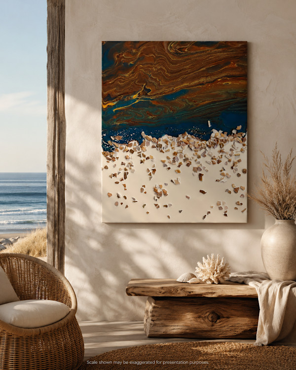 The Crumbling Edge | 20 x 16 x 1 in | Abstract Painting by JD Hecht | Creatively Cutz Studio