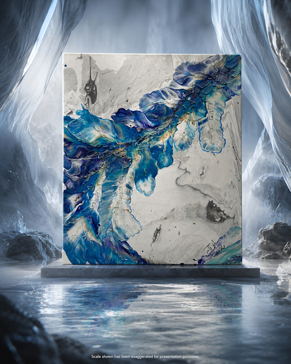 The Quiet After Thought | 20 x 16 x 1 in | Mixed Media Artwork by JD Hecht | Creatively Cutz Studio, Image 1.