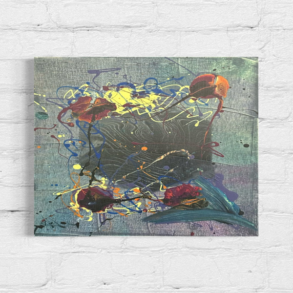 Wonderland Below | 16 x 20 x 1 in | Collaborative Artwork by JD Hecht | Creatively Cutz Studio, Image 1.