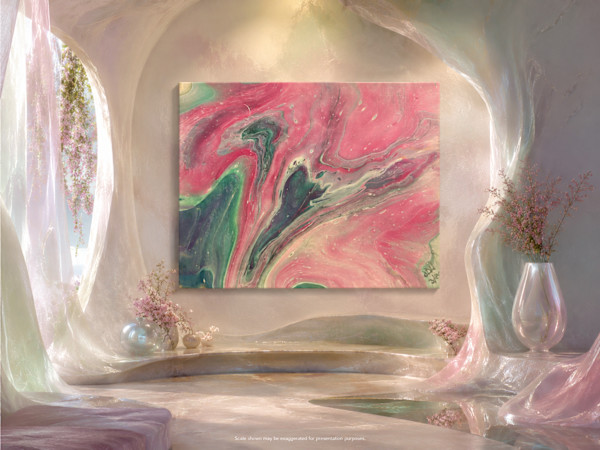 Eden’s Embrace | 8 x 10 x 1 in | Abstract Painting by JD Hecht | Creatively Cutz Studio, Image 1.