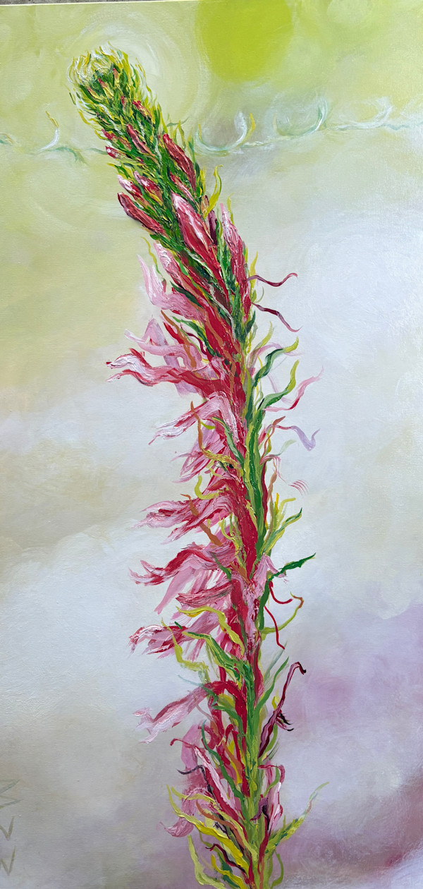 Lobelia Cardinalis: Cardinal Flower by Beth Walldorf