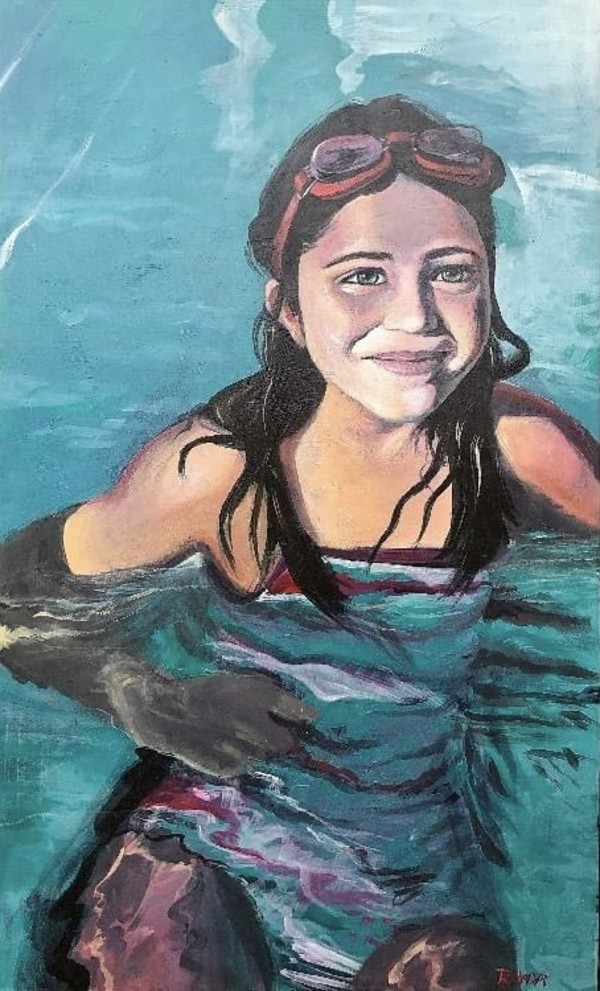 Portrait of Alyssa by Beth Walldorf