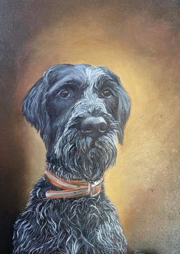 Commissioned Pup by Beth Walldorf