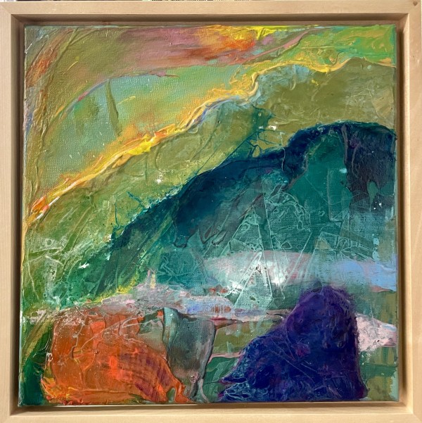 Technicolor Remnant (FRAMED) by Beth Walldorf