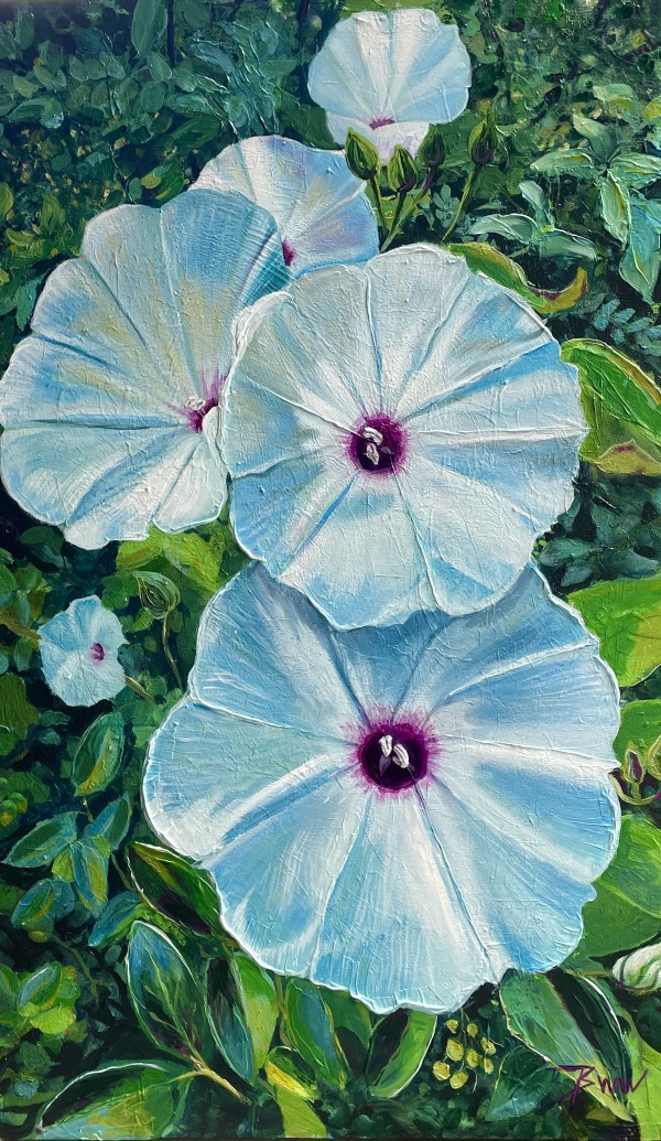 Sweet Potato Vine at the Point Mallard Trail by Beth Walldorf
