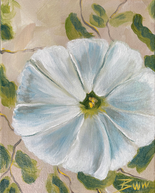 Beach Morning Glory by Beth Walldorf