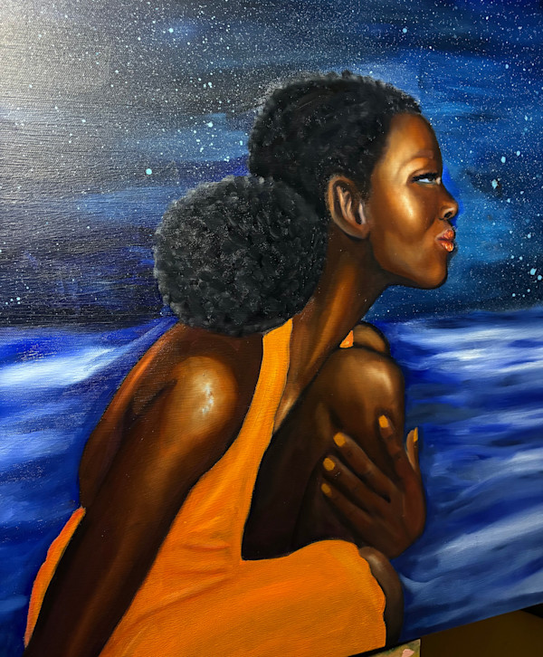 Moonlit Contemplation by Suzette Royster, Image 2.