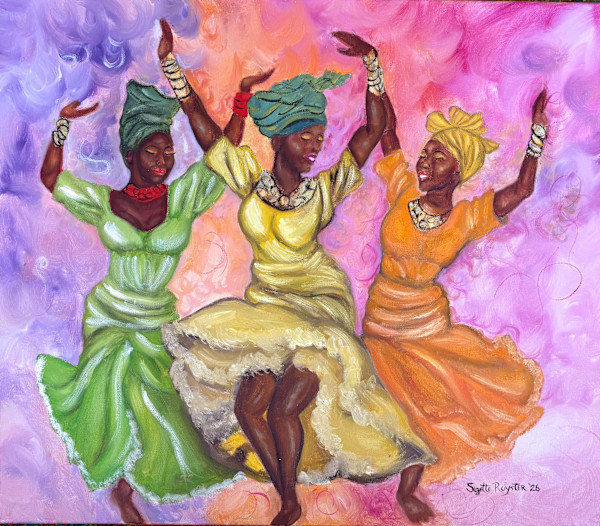 Vibrant Steps of Sisterhood by Suzette Royster, Image 1.