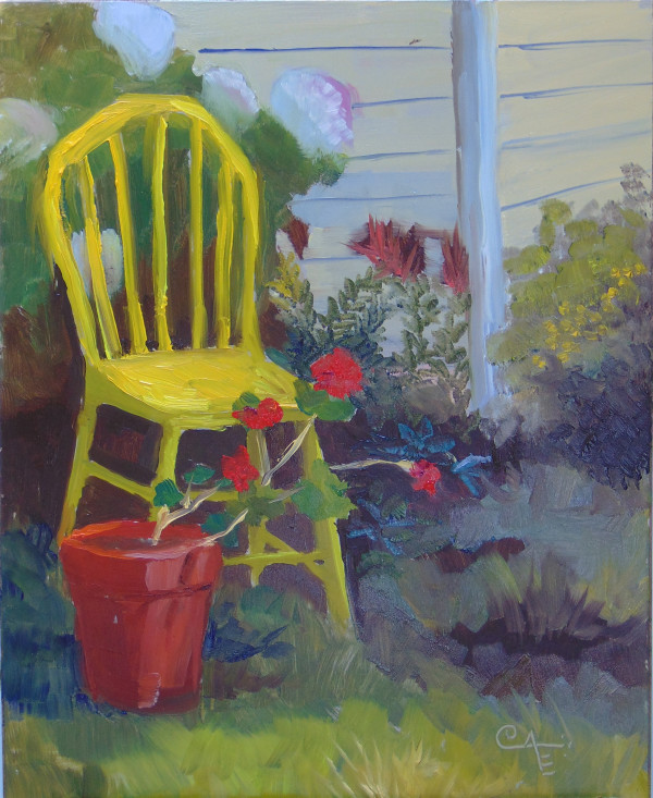 Yellow Chair by Catherine Kauffman