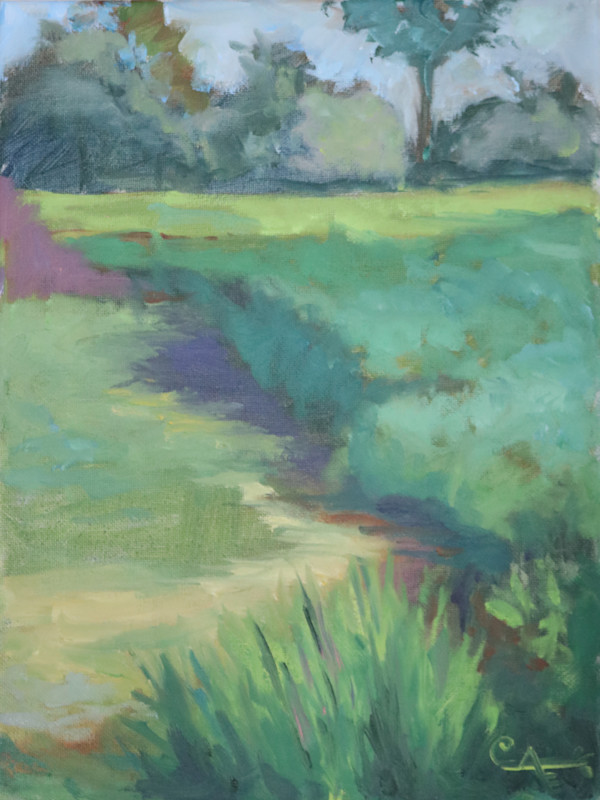At the Edge of the Bean Field by Catherine Kauffman
