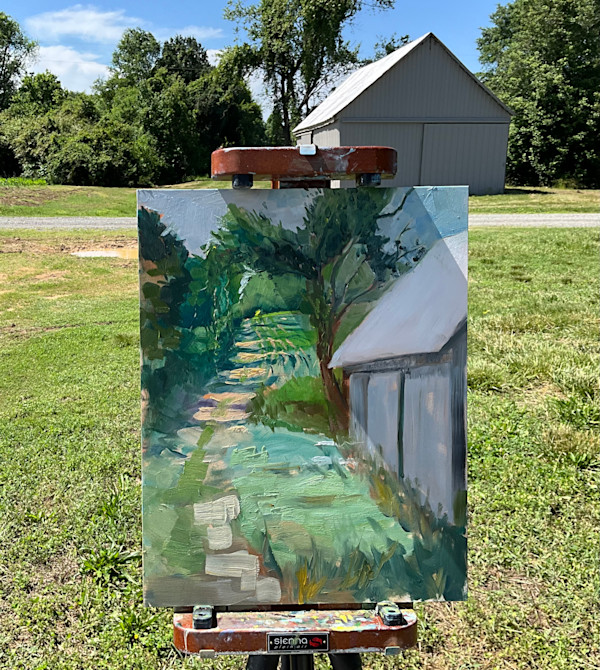 Kendall Farm Road in May by Catherine Kauffman